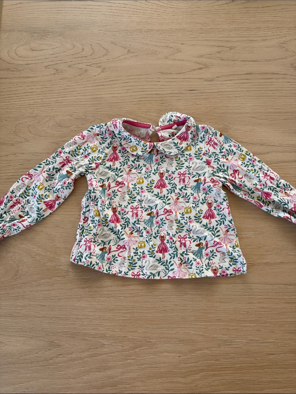 Mini Boden Top Sz 2-3 nutcracker GUC